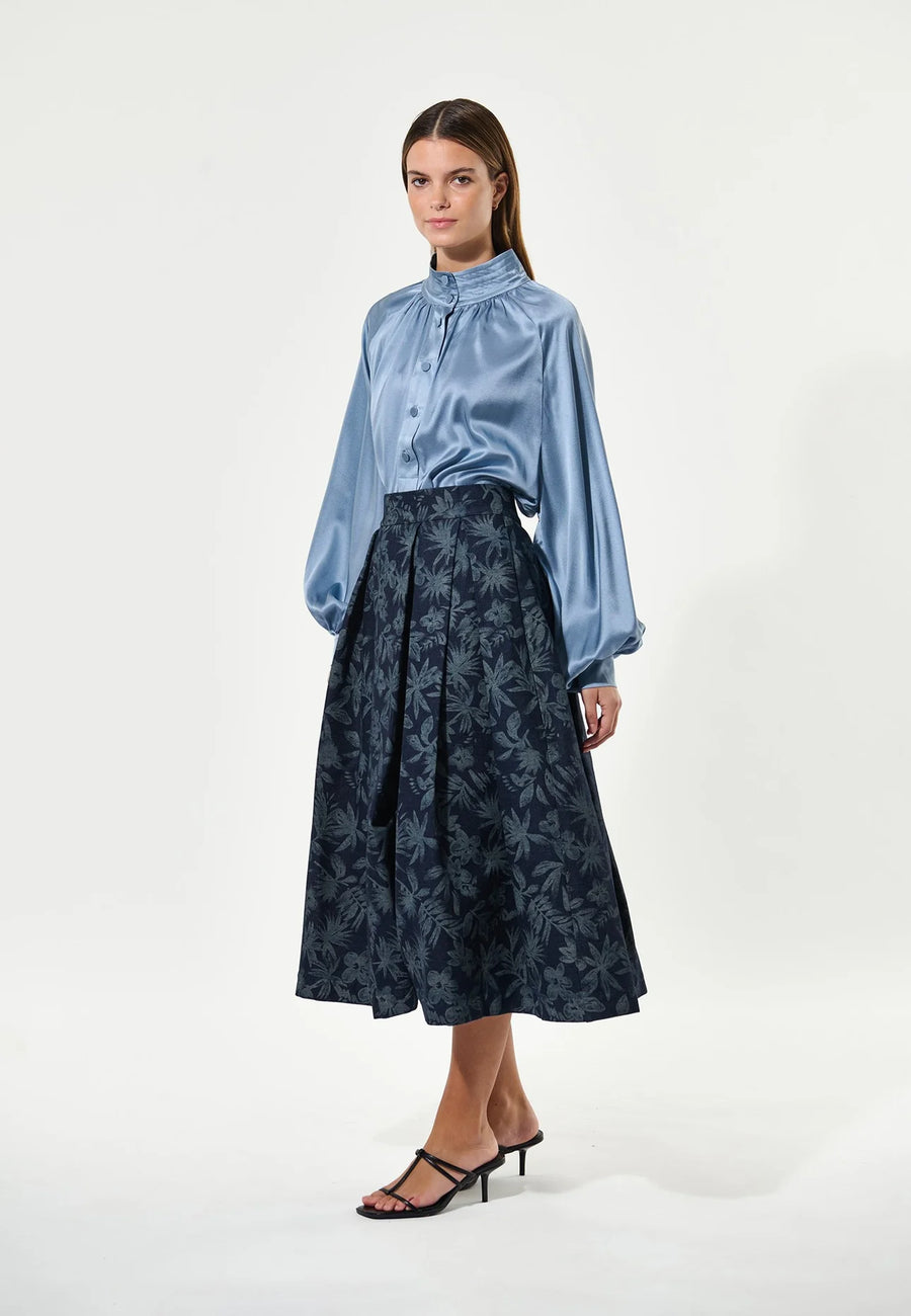 Dea Kudibal - Abeydea skirt - Floral denim