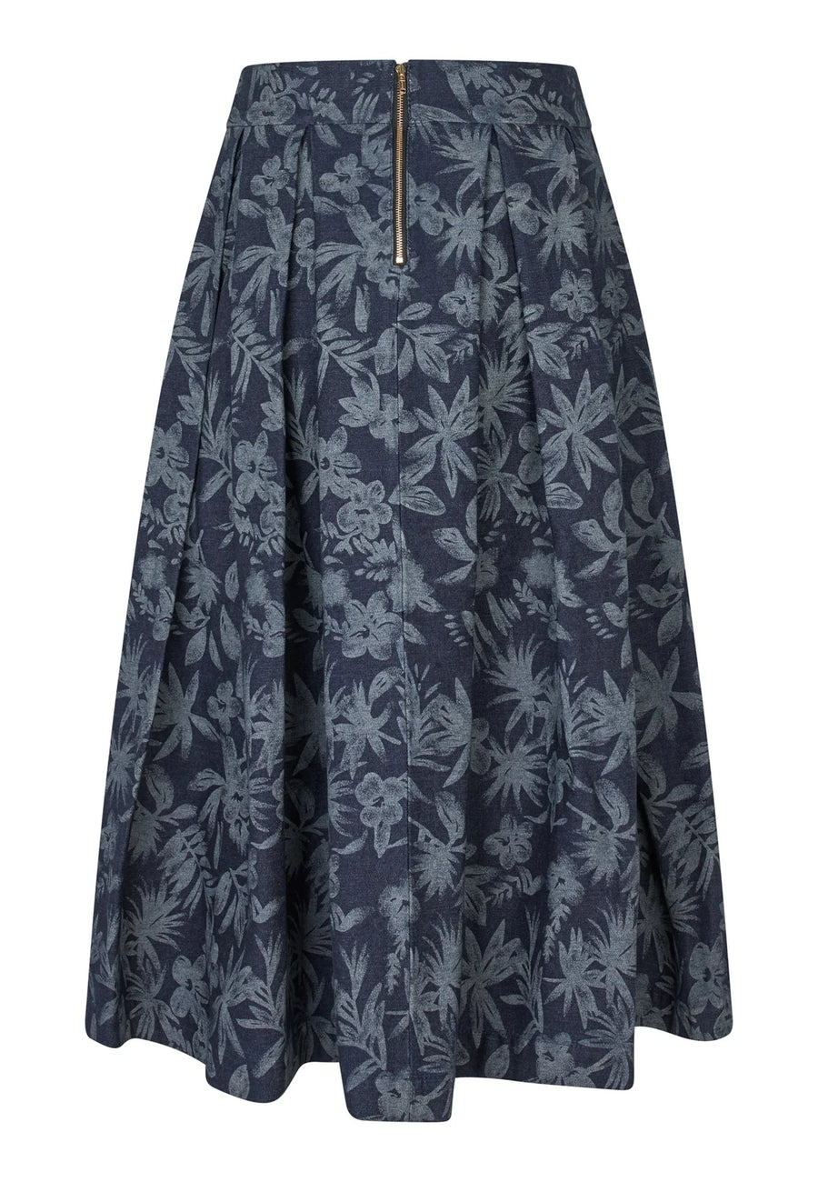 Dea Kudibal - Abeydea skirt - Floral denim