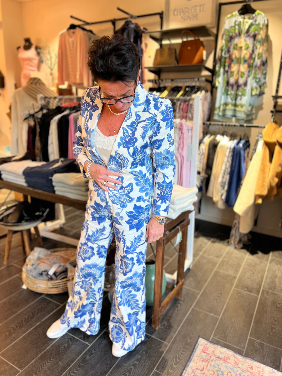 Dea Kudibal - Lucca Flared Pants - Bloom Moonlight