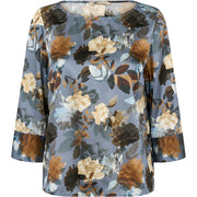PBO - Etta blouse - Dark flower print