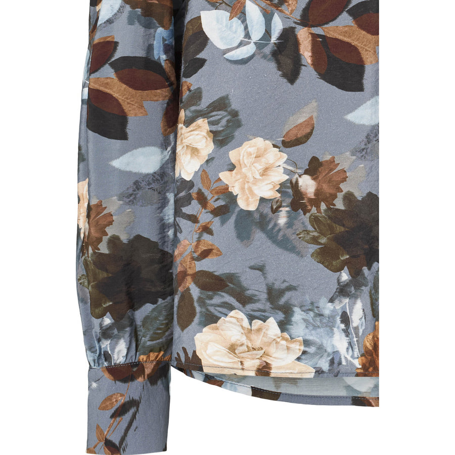 PBO - Lucky blouse - Dark flower print