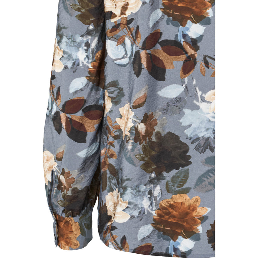 PBO - Lucky blouse - Dark flower print