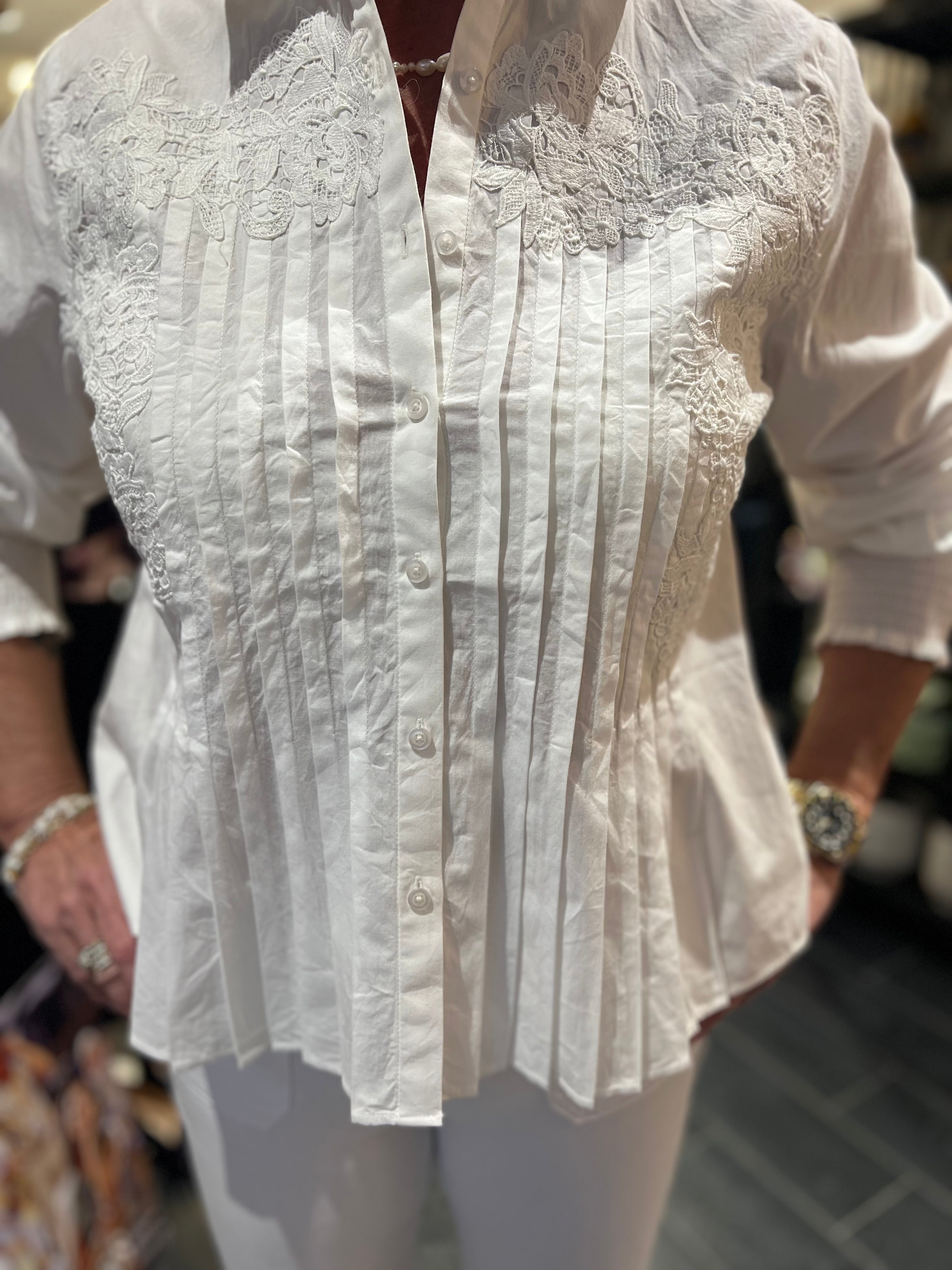 Gustav - Camino skjorte 60668 - Hvid