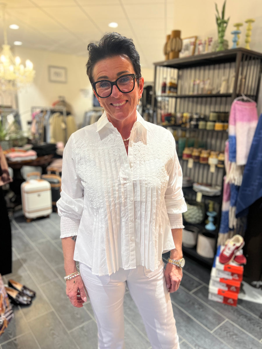 Gustav - Camino skjorte 60668 - Hvid