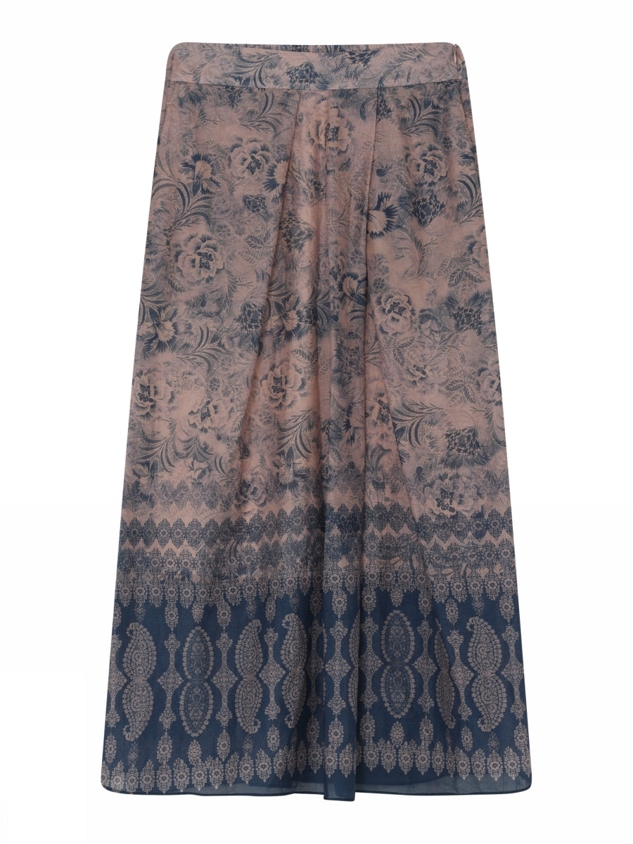 60553 Gustav - Mabell skirt - Rosa/blå