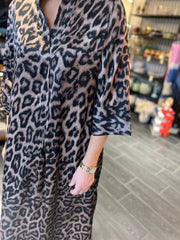 Dea Kudibal - Helgadea kimono dress - Animal