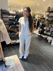 Lundgaard - Linen pants - Nature