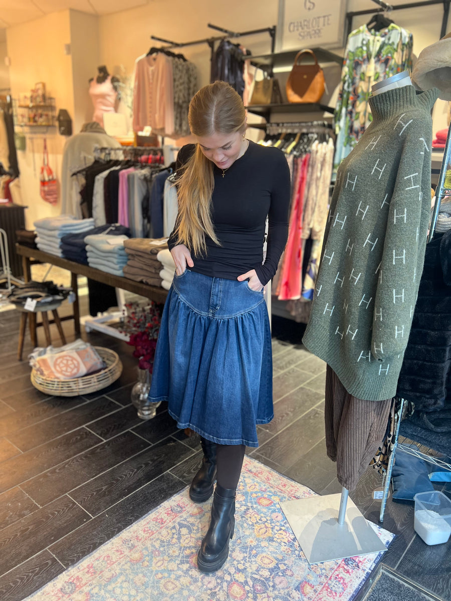 Please - Anna skirt - Blue denim