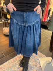 Please - Anna skirt - Blue denim