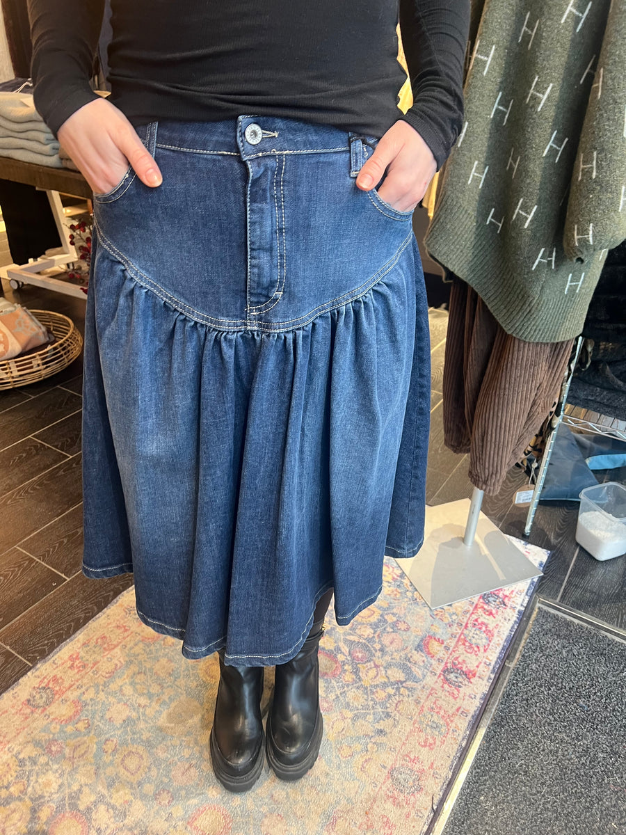 Please - Anna skirt - Blue denim