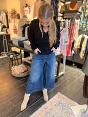 Please - Alma pant/skirt - Blu denim