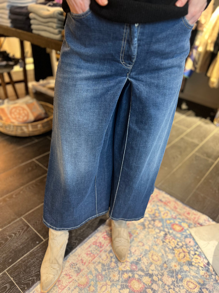 Please - Alma pant/skirt - Blu denim