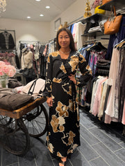 InWear - OliveIW Wrap dress - Sketch flower