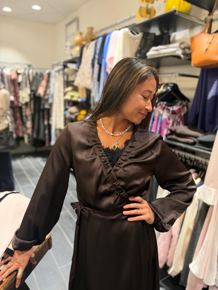 InWear - OliveIW Wrap dress - Brun