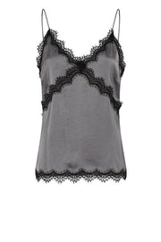 La Rouge - Lotte Satin Top - Grey