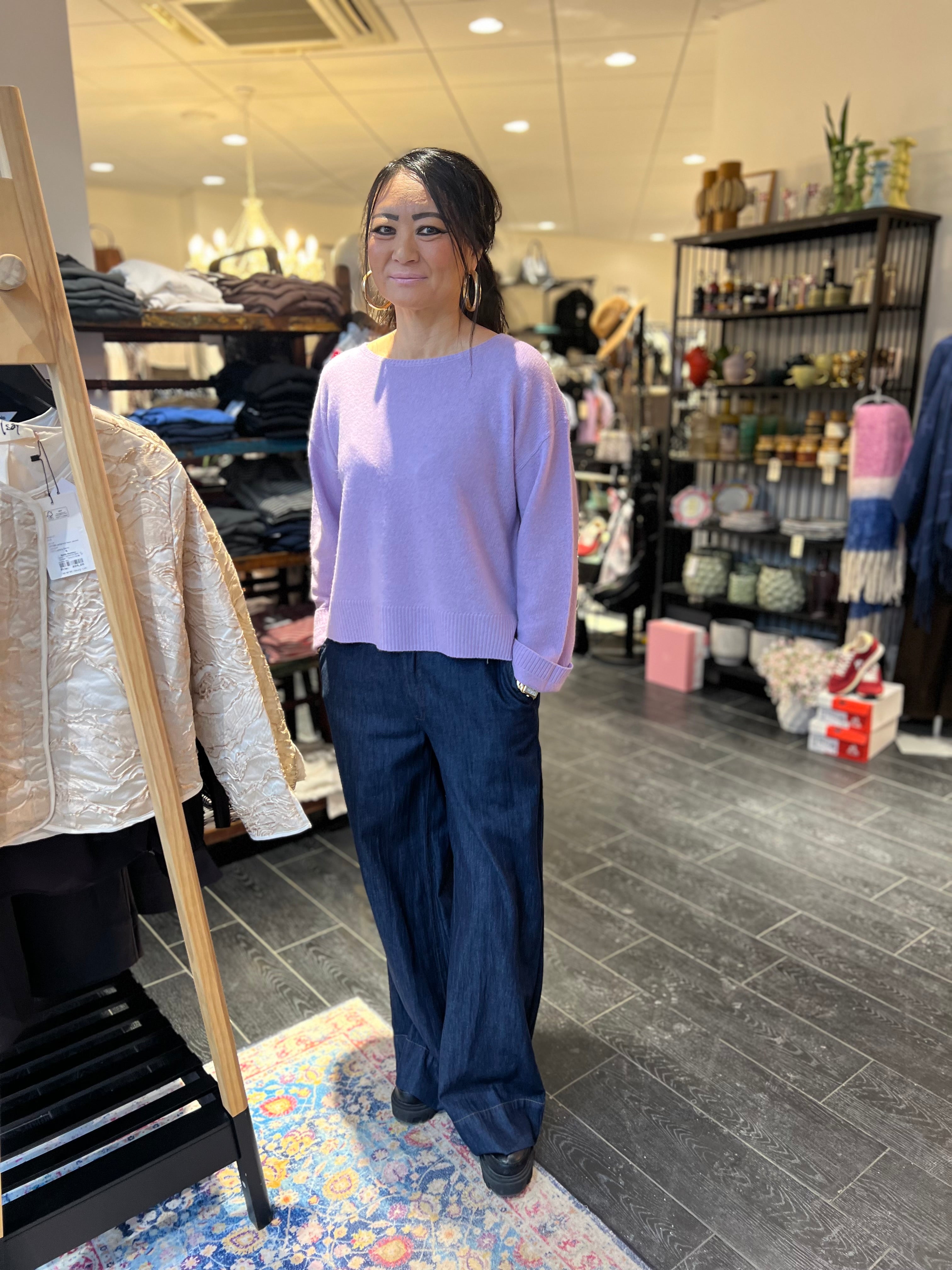 PBO - Mera Knit Sweater - Pastel lilla