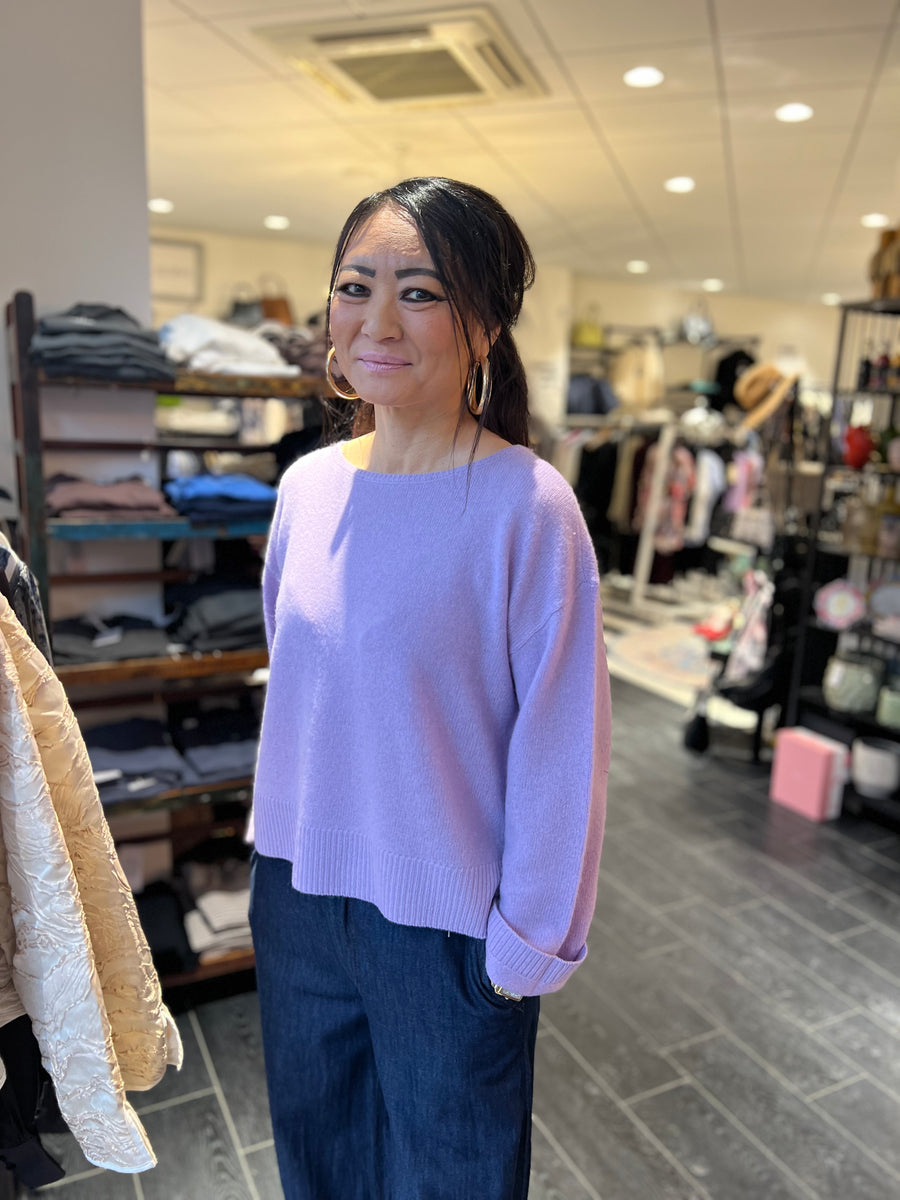 PBO - Mera Knit Sweater - Pastel lilla