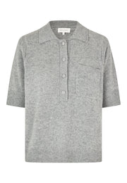 Dea Kudibal - Monica Polo Knit - Grey Melange