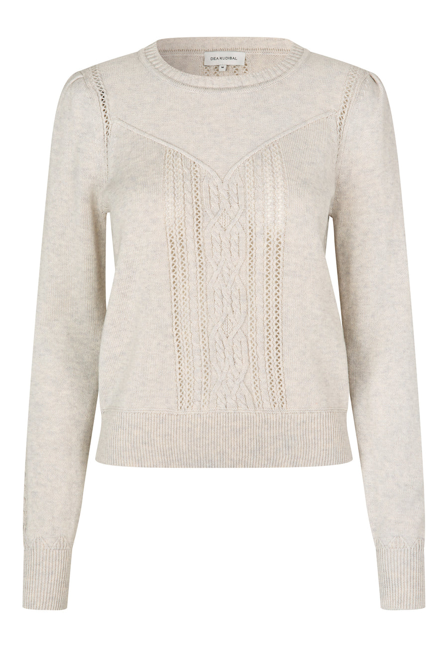 Dea Kudibal - Silvia Pullover - Chalk Melange