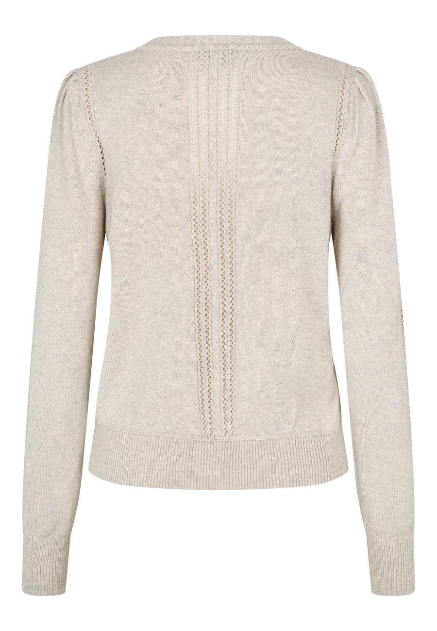 Dea Kudibal - Silvia Pullover - Chalk Melange