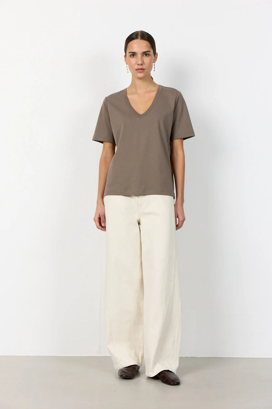 Leveté - Paloma 2 Tee - Brown