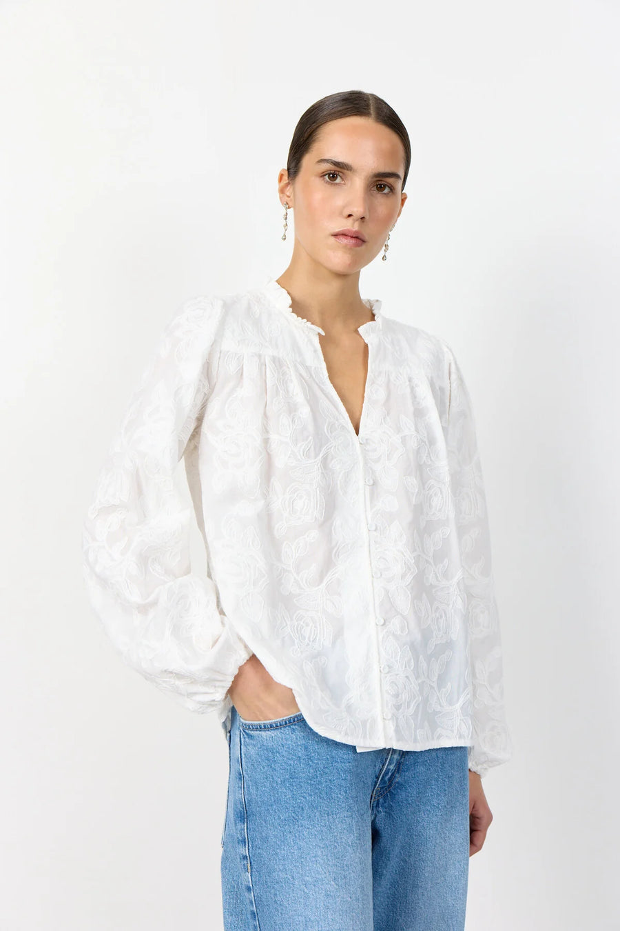 Leveté - Pollie 2 shirt - White