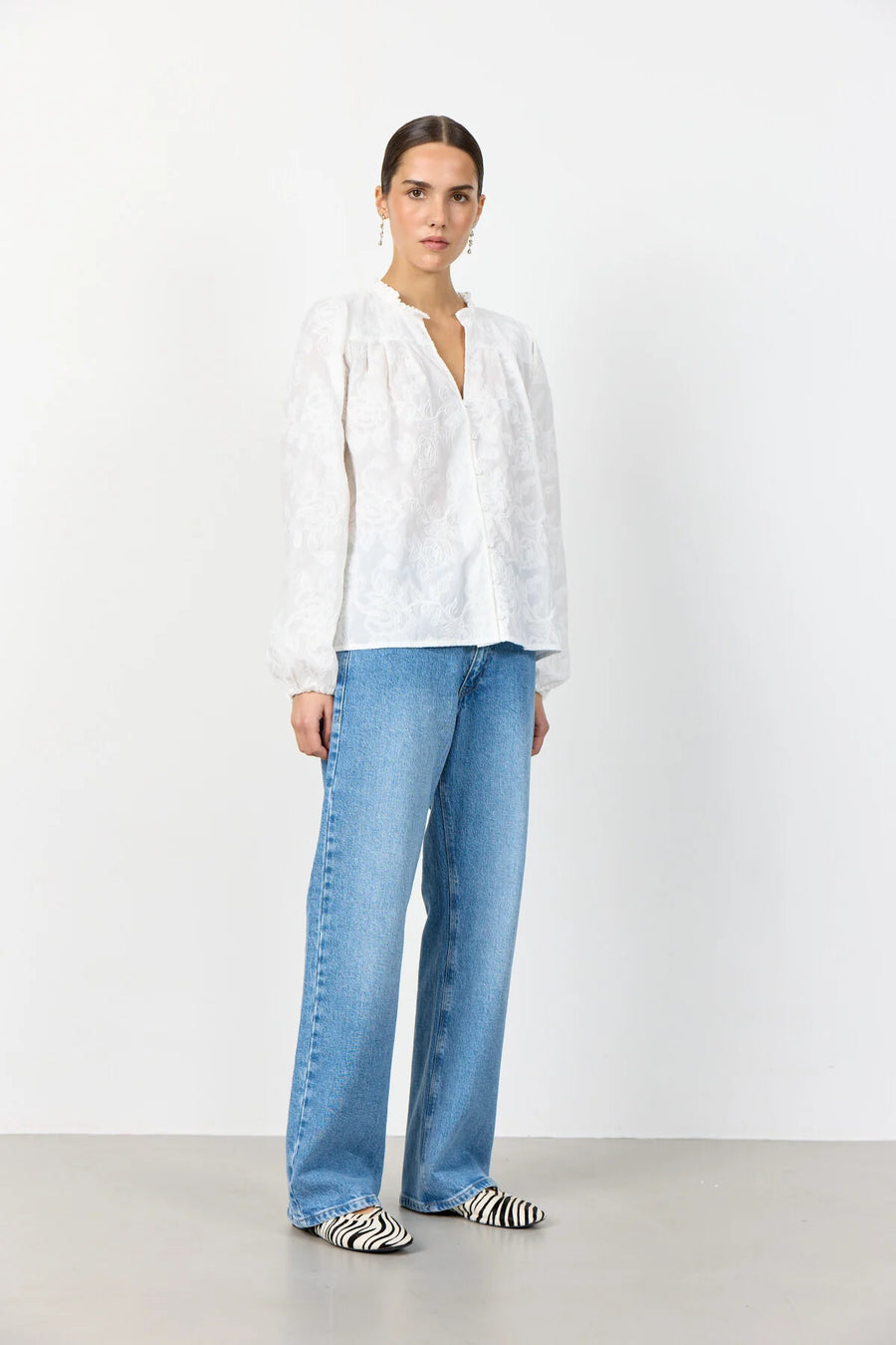 Leveté - Pollie 2 shirt - White
