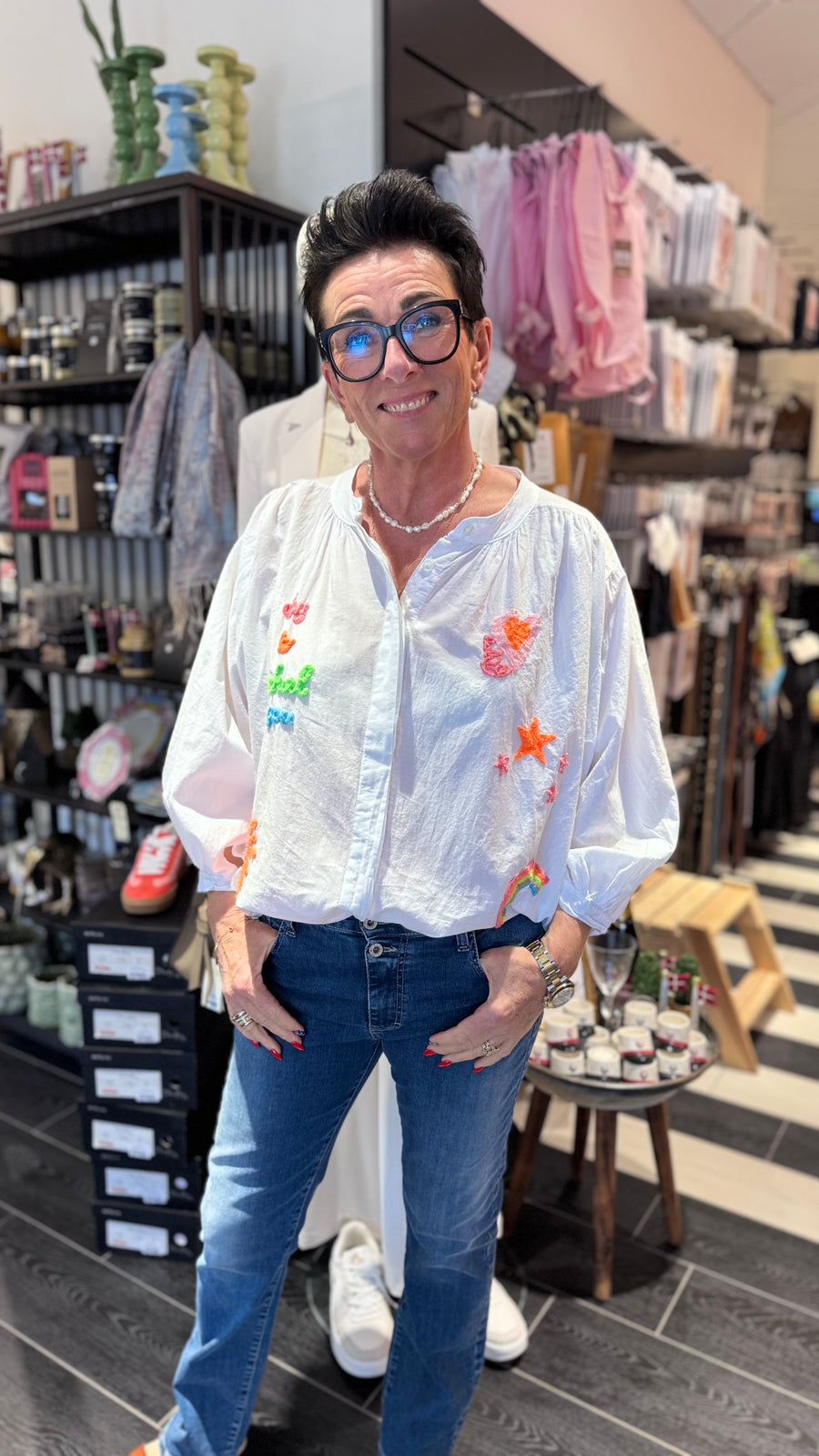 Qnuz - Happy blouse - Multi