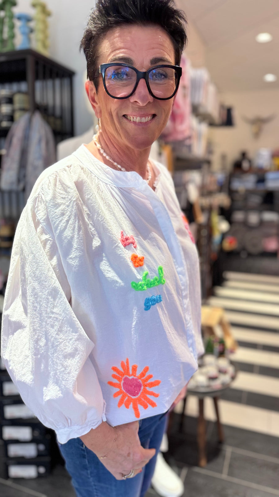Qnuz - Happy blouse - Multi