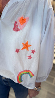 Qnuz - Happy blouse - Multi
