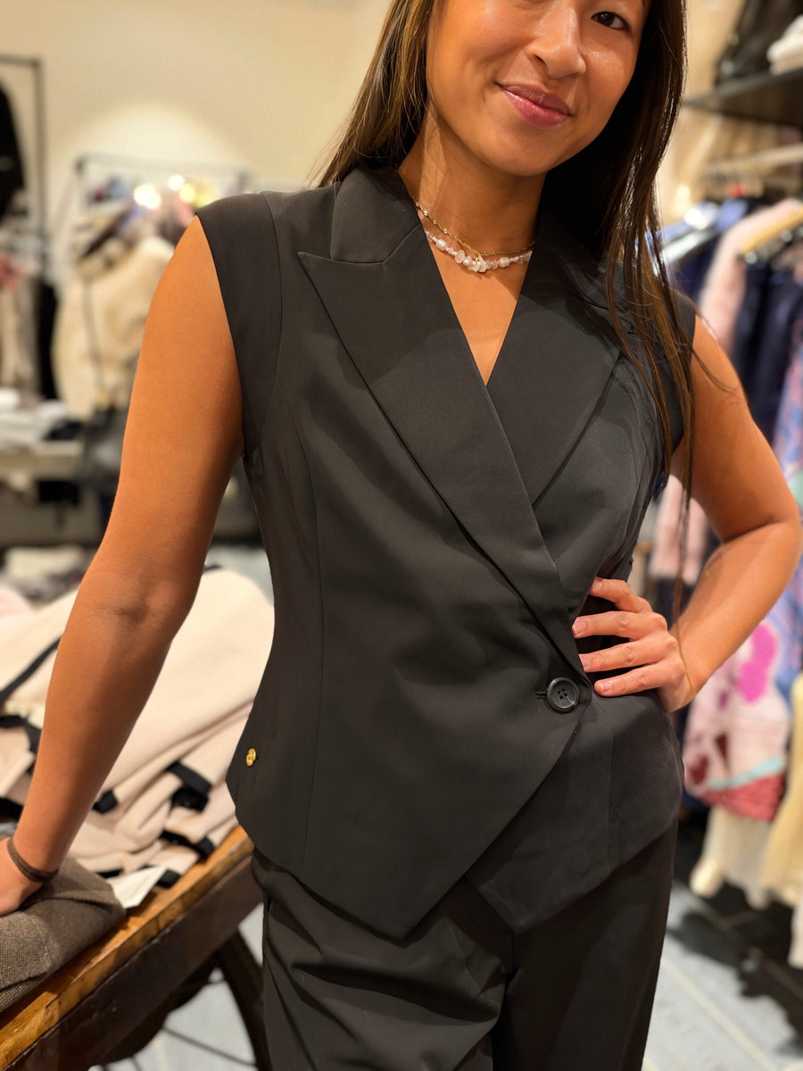PBO - Comfort Damina Waistcoat - sort