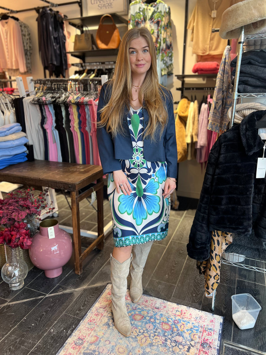 Charlotte Sparre - Axelle super dress - Black/Navy