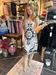 Charlotte Sparre - Axelle super dress - Black/Navy