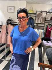 Charlotte Sparre - My cashmere top - Forget me not