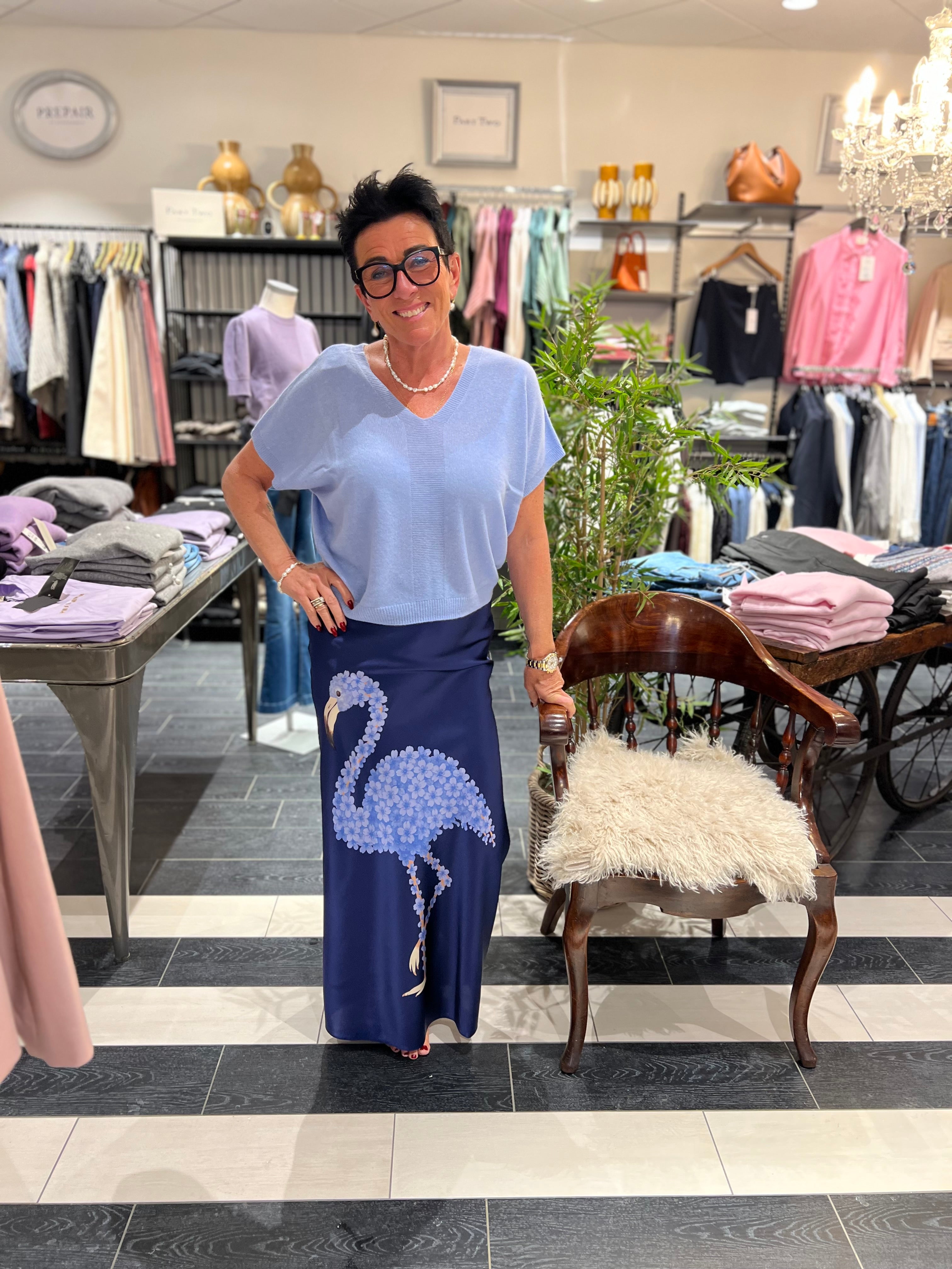 Charlotte Sparre - My cashmere top - Light blue