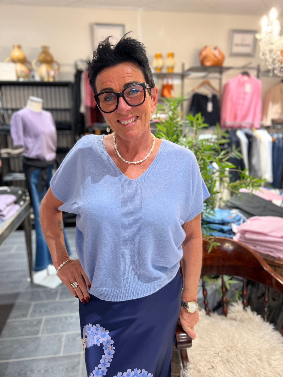 Charlotte Sparre - My cashmere top - Light blue