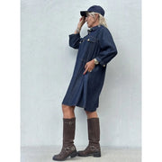 Gaspar - Rio Denim Dress - Dark blue