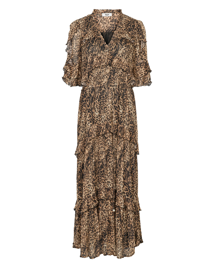 Moliin Copenhagen - Vivaldi dress - Black Leo