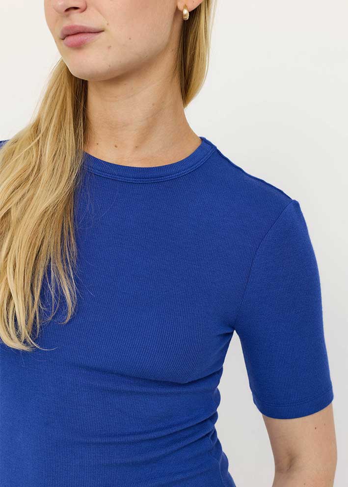Soft Rebels - Fenja SS top - Ultra marine