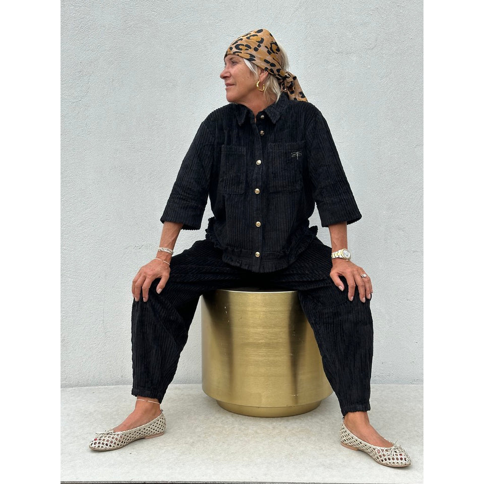 Gaspar - Vigo Corduroy shirt - Black