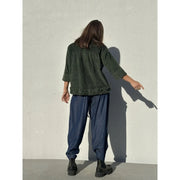 Gaspar - Vigo Corduroy shirt - Bottle green