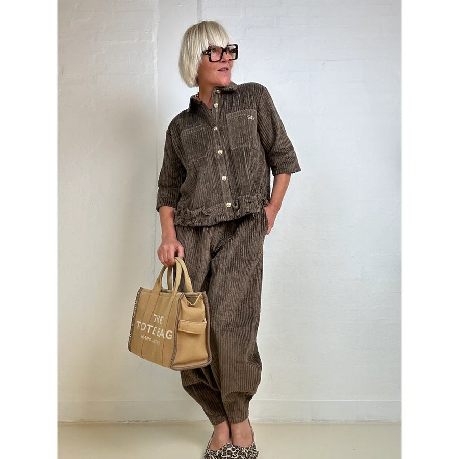 Gaspar - Vigo Corduroy shirt - Taupe