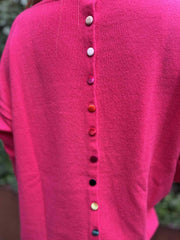 Estheme - Oversize button back - Barbie