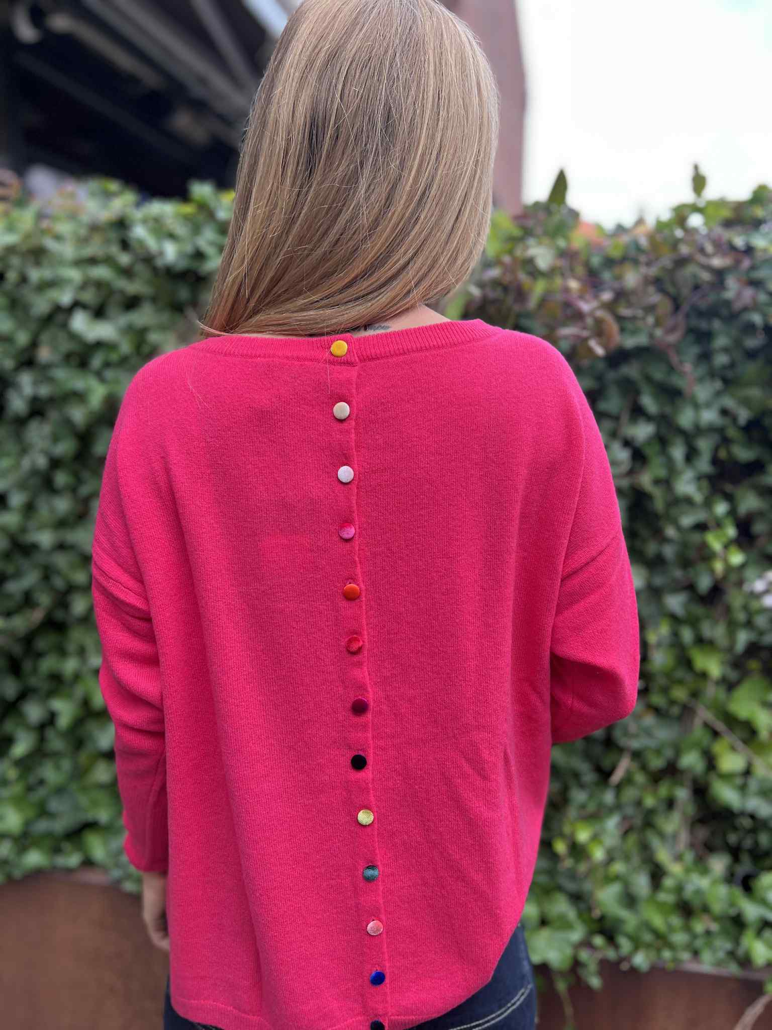 Estheme - Oversize button back - Barbie