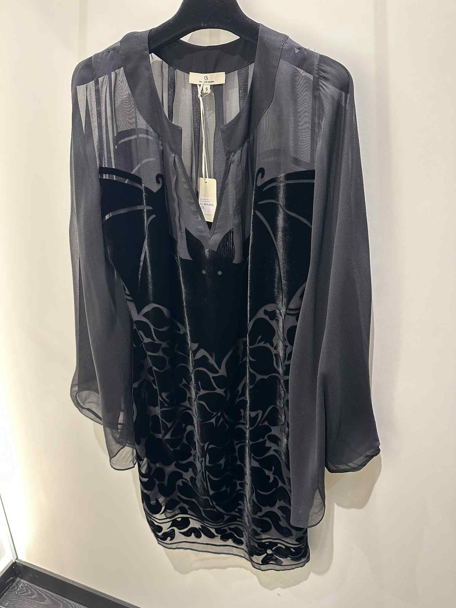 Charlotte Sparre - Bat Dress sort - Str. S