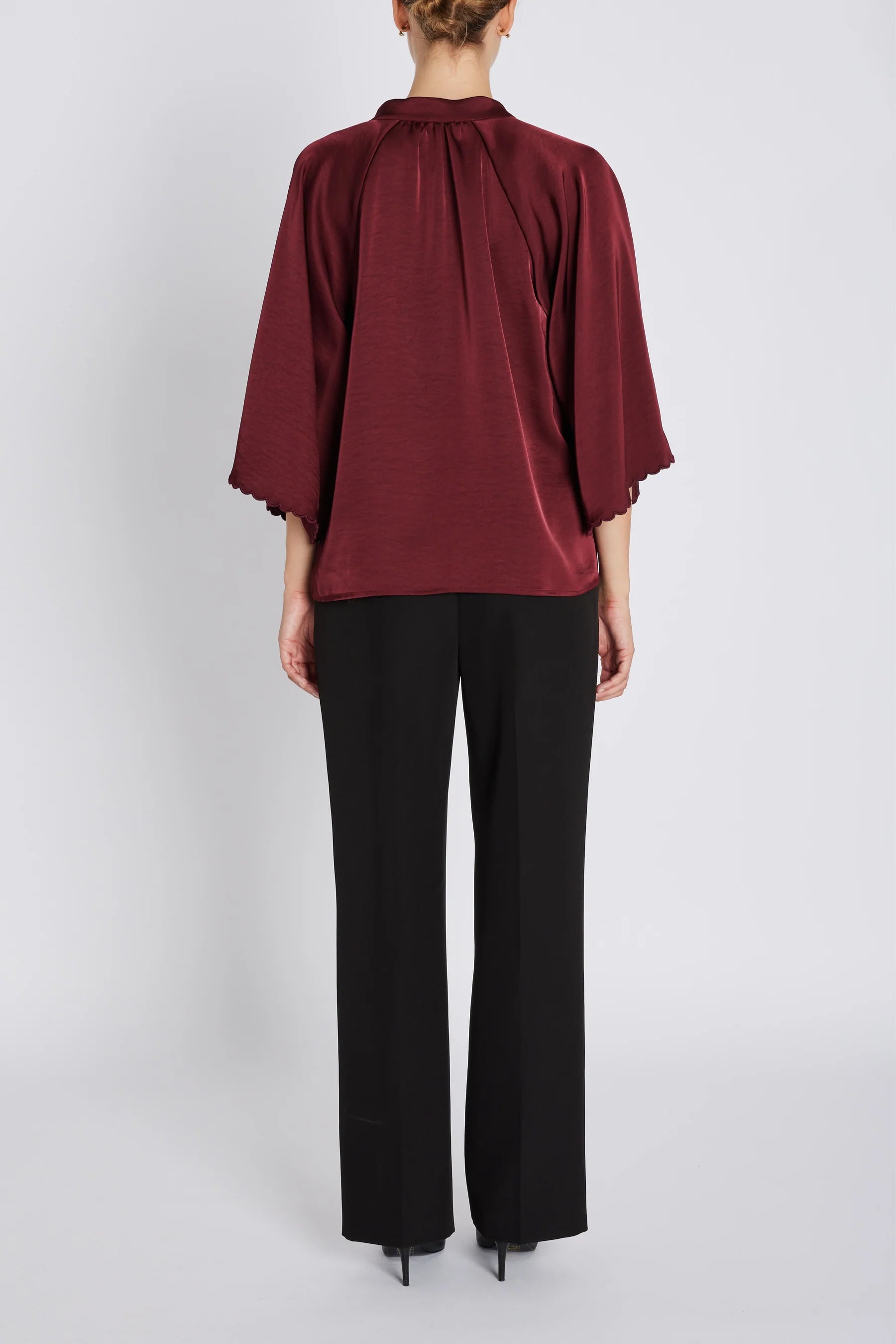 Bruuns Bazaar - Beckia Winny Blouse - Burgundy