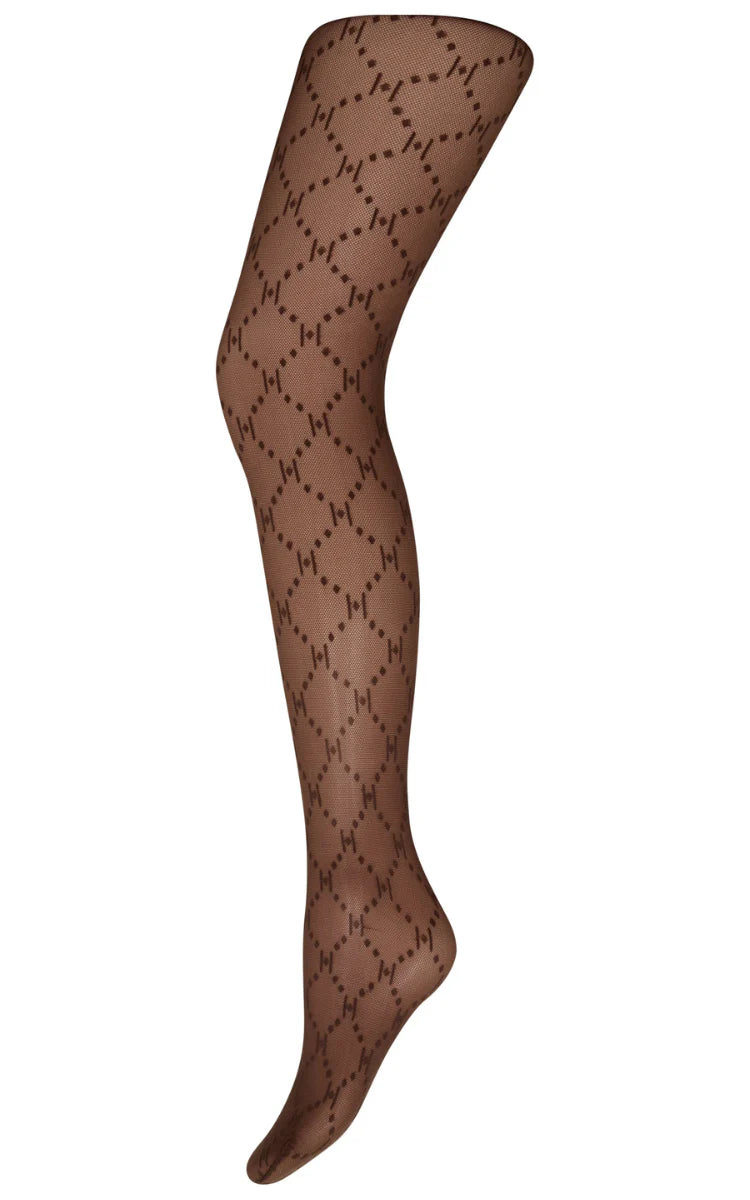 Hype the Detail - Logo Tights 25D - Dark brown
