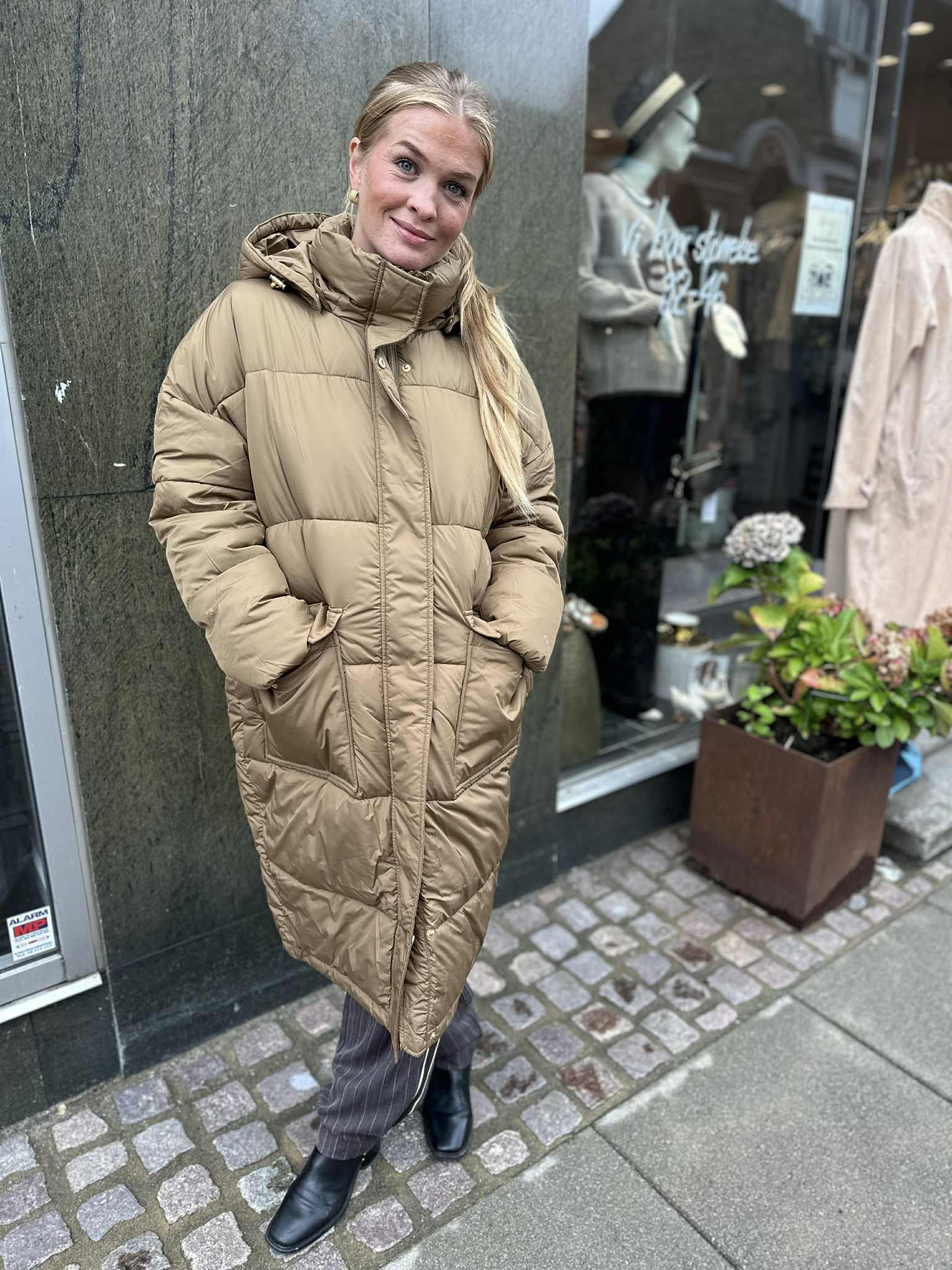 Ilse Jacobsen - Long padded coat - Mocca