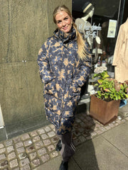 Ilse Jacobsen - Long padded coat - Beige butterfly