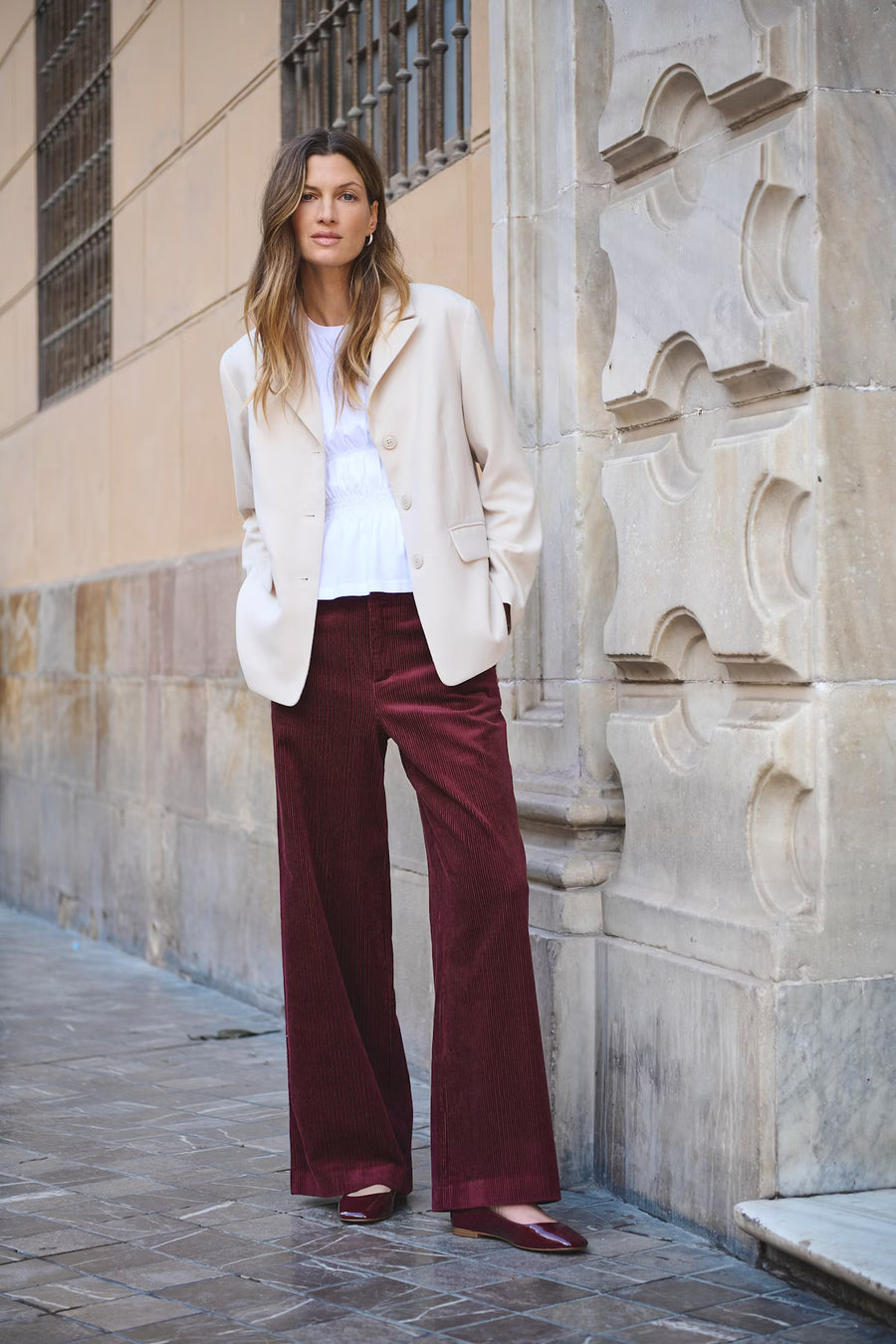 Part Two - Clarisse pants - Tawny port